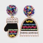 Sugarfix By Baublebar Hat And Mitt Drop Earrings, White