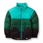 Kids' Adaptive Color Block Puffer Jacket - Lego Collection X Target Teal/green/black