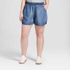 Target Women's Plus Size Pull-on Shorts - Universal Thread Light Wash X, Blue