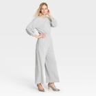 Women's Balloon Long Sleeve Jumpsuit - Who What Wear Gray