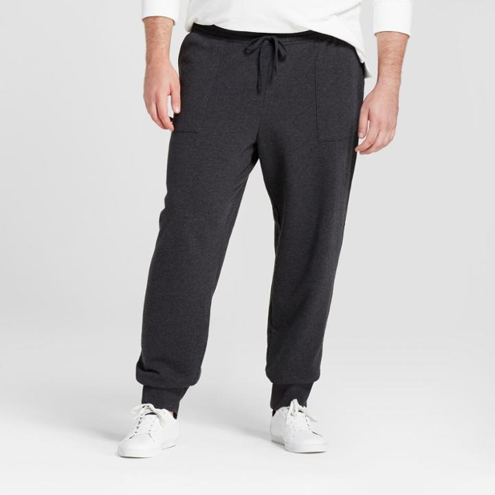 Men's Big & Tall Jogger Pants - Goodfellow & Co Heather Gray