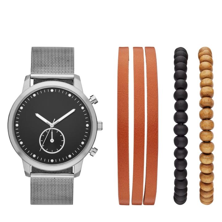Men's Mesh Strap Watch Set - Goodfellow & Co