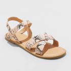 Girls' Pasha Animal Print Ankle Strap Sandals - Cat & Jack