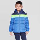 Petiteboys' Short Reversible Puffer Jacket - Cat & Jack Blue M, Boy's,