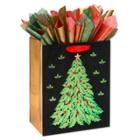 Papyrus 1ct Christmas Contemporary Gift Bag With Tissue Paper,