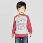 Toddler Boys' Marvel Collection Avengers Club Crew Sweatshirt - Gray 12m, Boy's, Red Gray