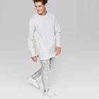 Men's Long Sleeve Layered Slub T-shirt - Original Use Masonry Gray