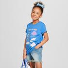 Girls' Short Sleeve Cloud Friends Graphic T-shirt - Cat & Jack Blue