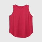 Women's Plus Size Linen Tank Top - Ava & Viv Pink 1x, Women's,