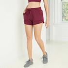 Women's Mid-rise Fleece Shorts 3 - Joylab Port