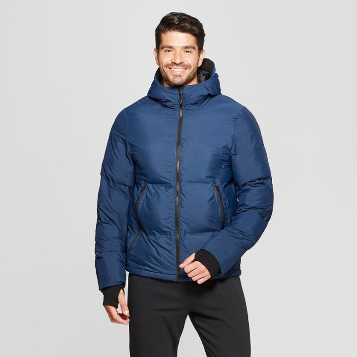 Men's Puffer Jacket - C9 Champion Midnight Vista Blue