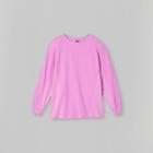 Long Sleeve Thermal Mix Tunic T-shirt - Wild Fable Violet