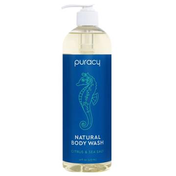 Puracy Citrus & Sea Salt Natural Body Wash Shower Gel