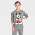 Kids' Mickey Mouse Sweatshirt - Charcoal Gray