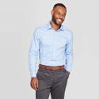 Men's Standard Fit Long Sleeve Dress Button-down Shirt - Goodfellow & Co Sky Blue S, Size: Small, Blue Blue