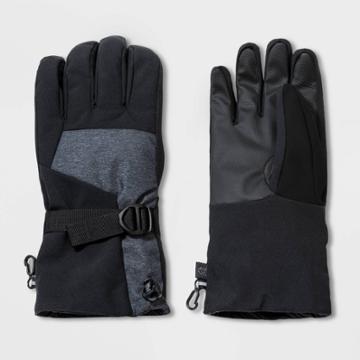 Project Phoenix Men's Heavy Poly Ski Gloves - All In Motion Black