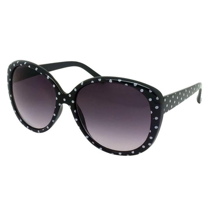Target Women's Round Sunglasses With Polka Dots - Black/white