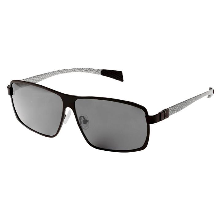 Breed Men's Finlay Polarized Sunglasses With Titanium Frame And Carbon Fiber Arms - Black/black
