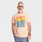 Men's Classic Fit Short Sleeve Printed T-shirt - Goodfellow & Co Orange