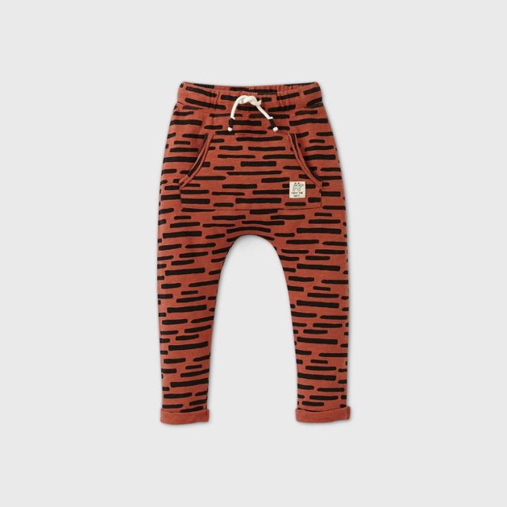 Toddler Boys' Front Pocket 'dash' Jogger Pants - Art Class Orange