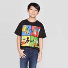 Boys' Disney Mickey And Friends Short Sleeve T-shirt - Black