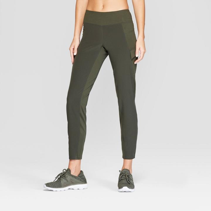 Women's Everday Woven Pants - C9 Champion Dark Green