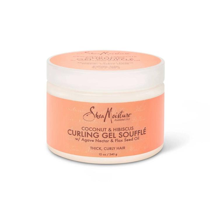 Sheamoisture Curling Gel Souffle For Thick Curly Hair Coconut And Hibiscus
