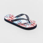 Girls' Sam Tie-dye Slip-on Flip Flop Sandals - Cat & Jack Navy Blue