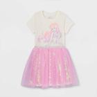 Girls' Disney Sparkly Ariel Tutu Dress - Ivory