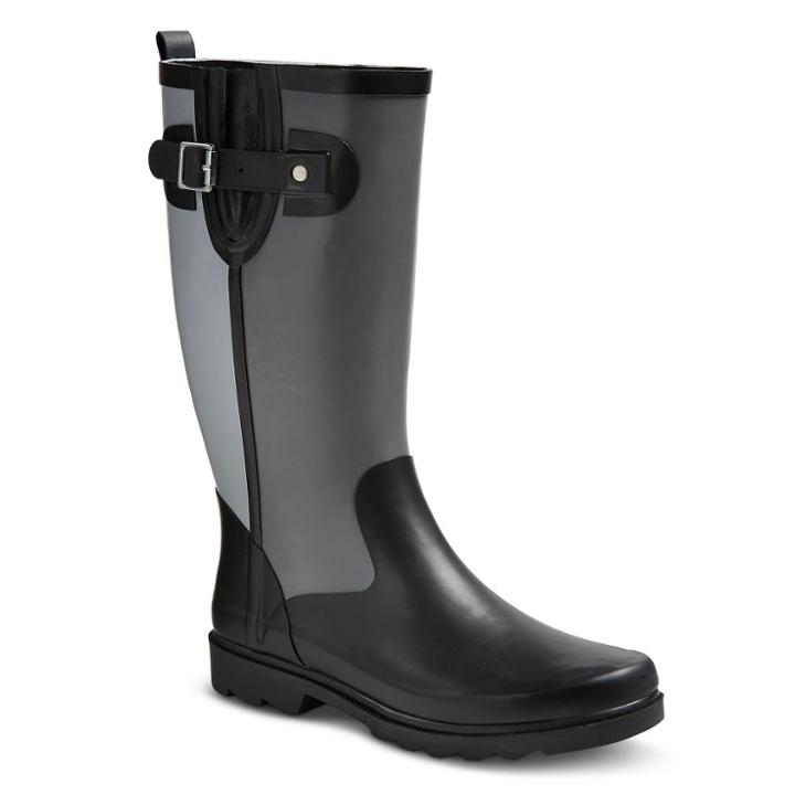 Women's Western Chief Block Tall Rain Boots - Gray