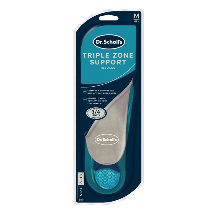 Dr. Scholl's Triple Zone Comfort Insoles For Men -