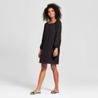 Women's Long Sleeve Blouson Mini Dress - Who What Wear Black
