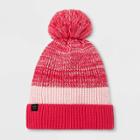 Girls' Fleece Lined Beanie - All In Motion Pink