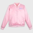 Women's Disney The Little Mermaid Ariel Bomber Jacket - Pink S - Disney