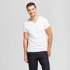 Men's Slim Fit Solid V-neck T-shirt - Goodfellow & Co White