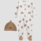 Baby Turkey Thanksgiving Sleep N' Play - Just One You Made By Carter's White/brown Newborn