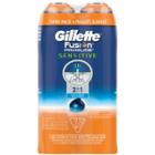Gillette Fusion Proglide Sensitive Men's Ocean Breeze Shave Gel Twin Pack