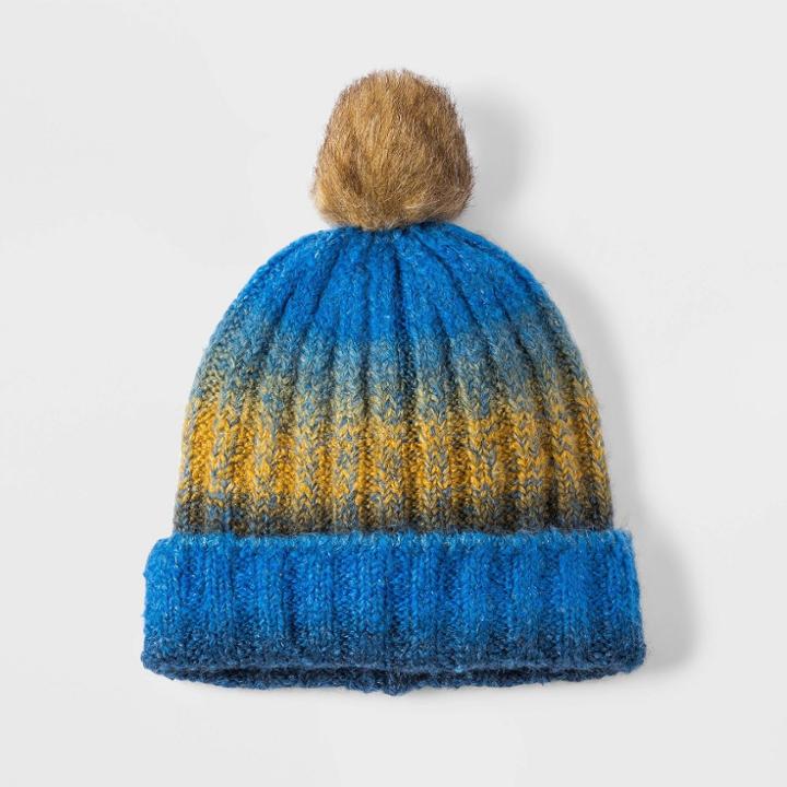 Boys' Ombre Hat - Cat & Jack Yellow/blue