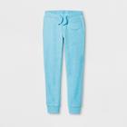 Girls' Cat Patch Fleece Pants - Cat & Jack Blue