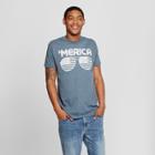 Men's Short Sleeve 'merica Shades Graphic T-shirt - Awake Navy