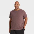 Men's Big & Tall Short Sleeve T-shirt - All In Motion Berry