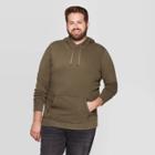 Men's Big & Tall Standard Fit Fleece Pull Over Hoodie - Goodfellow & Co Paris Green