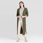 Women's Long Sleeve Cardigan - Prologue Green