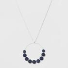 Bead Large Necklace - Universal Thread Blue/silver,