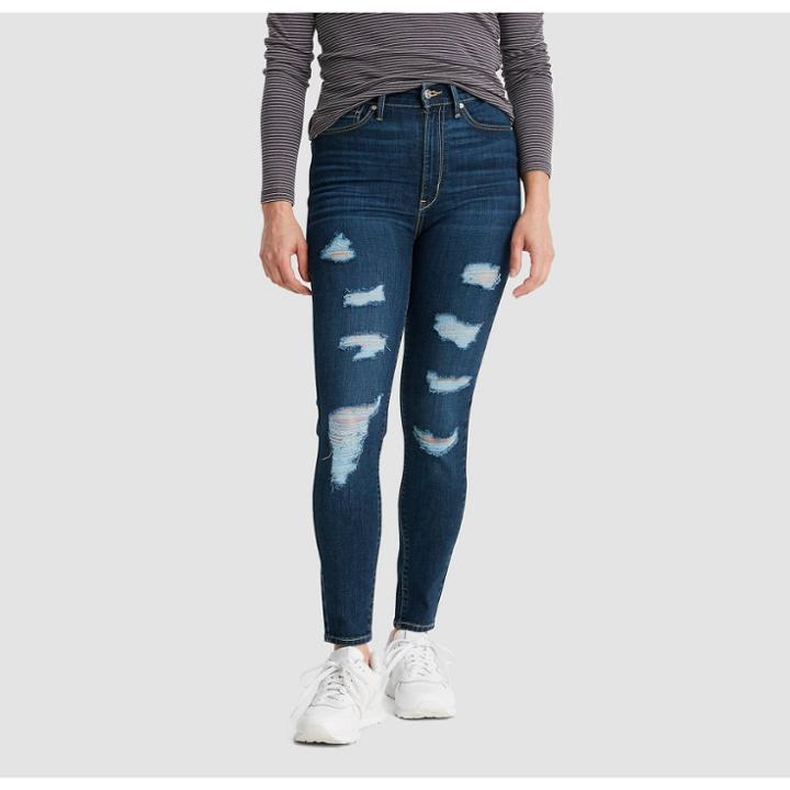 Denizen From Levi's Women's Ultra High-rise Ankle Jeggings - (juniors') Night Shadow