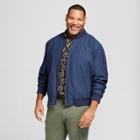 Men's Big & Tall Twill Bomber Jacket - Goodfellow & Co Blue Chambray 5xb Tall,