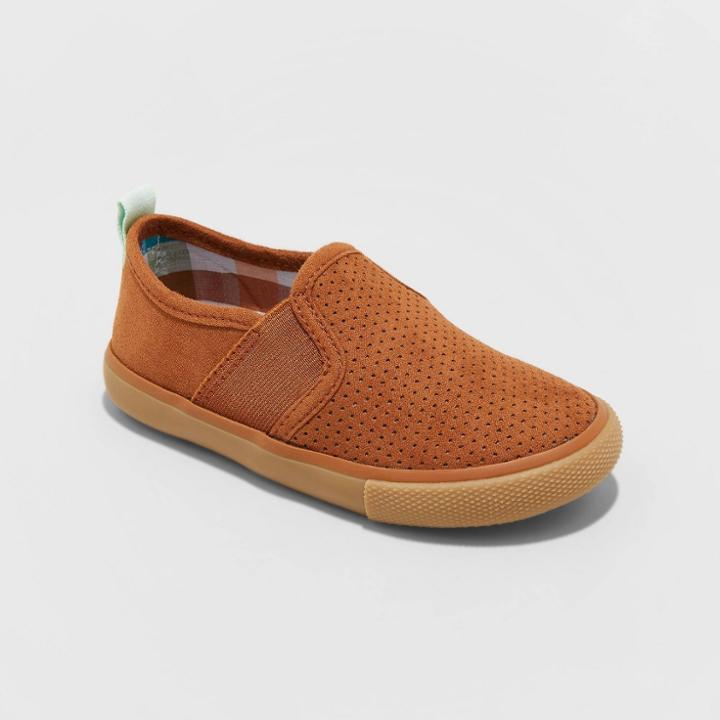 Toddler Boys' Claud Sneakers - Cat & Jack Tan 5, Toddler Boy's