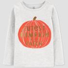 Toddler Girls' 'cutest Pumpkin' T-shirt - Just One You Made By Carter's Orange/gray