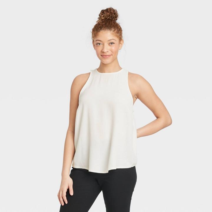 Women's Racer Tank Top - A New Day Cream