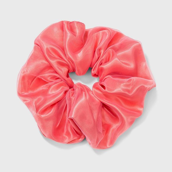 Satin Jumbo Hair Twister - Wild Fable Coral